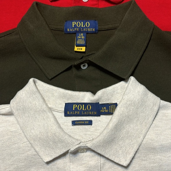 POLO by Ralph Lauren Cotton Pique Boy’s Polo - Size Large (14-16) - Lot of 4!!!! - Picture 14 of 15